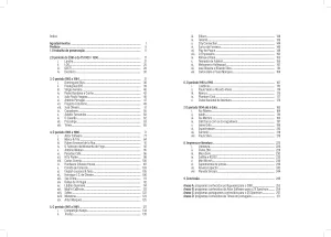 Índice do livro, cobrindo do início dos anos 80 aos dias de hoje.