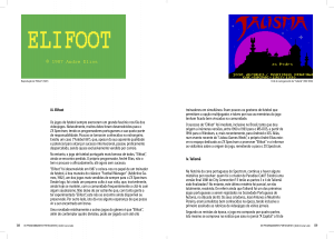 O desaparecido Elifoot para ZX Spectrum e as várias partes do famoso Talismã.