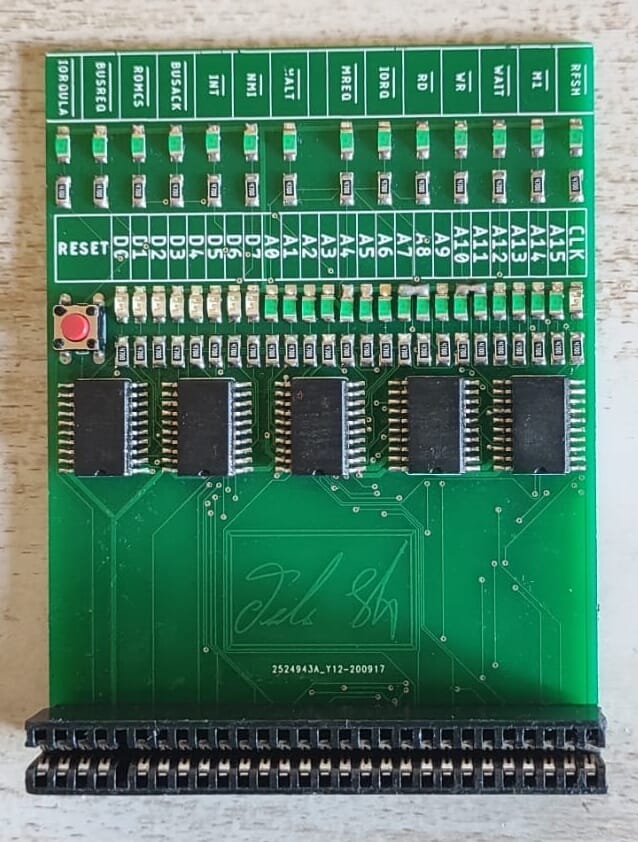 Edge connector signal tester